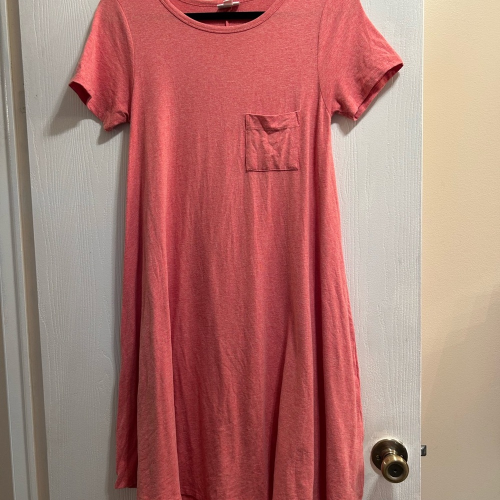 Heather Pink LuLaRoe Carly Dress